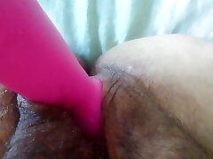 German BBW milf romps herself with her new dildo