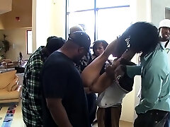 IR gangbang anal slut drilled and cummed IR gangbang anal slut drilled and cummed