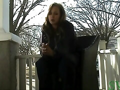 Smoking Big Tit Step-mom Caught By Stepson