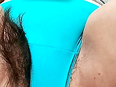 mature milf masturbating with fingers until her panties are wet and messy