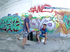 Nosey stripper fucks like a madwoman with a beggar Nosey stripper fucks like a madwoman with a beggar