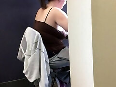 20yr old braless round in the library
