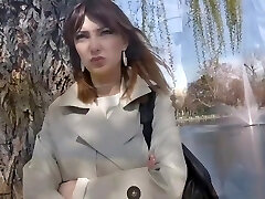 GERMAN SCOUT - DEEP ANAL SEX FOR FLOPPY Breasts Nubile KRISTIN AT STREET CASTING