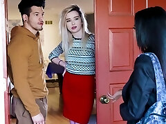 Super-steamy like fire gorgeous fat bottomed Latina babe is ready to ride strong cock