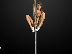 Chesty teen sexy striptease dance