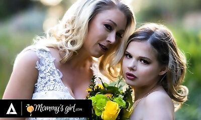 MOMMY'S GIRL - Bridesmaid Katie Morgan Plumbs Hard Her Daughter-in-law Coco Lovelock Before Her Wedding