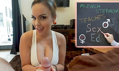FRENCH Step-mother Instructs SEX ED - PART 1 - PREVIEW - ImMeganLive x WCA Productions Kyle Balls