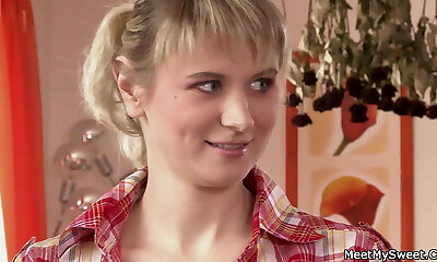 Guy finds old couple fuck his teenie girlfriend