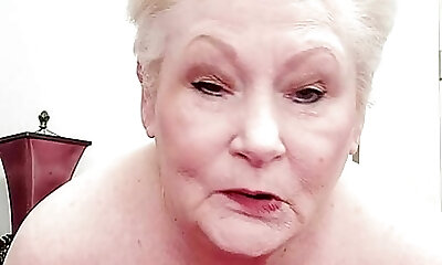 Watch Granny Shave Her Good-sized Pussy