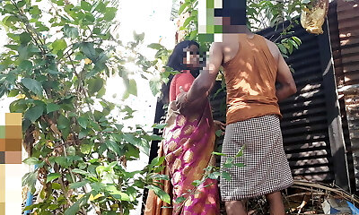 Aunty was looking for something in the garden and I had intercourse with her