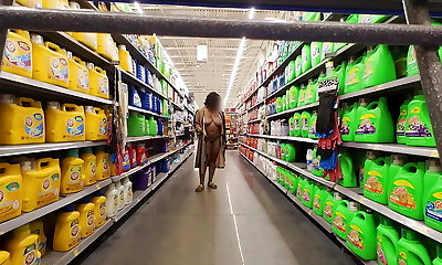 Demonstrating my body while shopping
