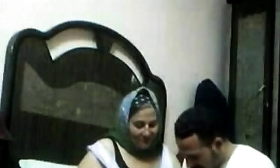 Hungry Arab Woman. Amateur