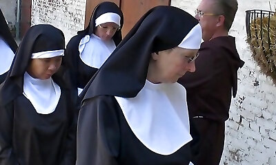 Nun loves plow outdoor