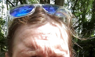 The best smell in the world! Sniffing my frigs as I walk commando in a short dress through the forest