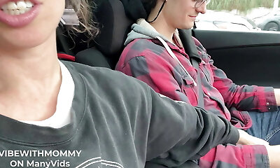 OMG! Drone Footage of Jewish Step-mom and Son Having Real Public Sex with VibeWithMommy