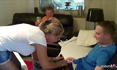 Cuckold Watch his German Wife While Fuck Young Delivery Boy Cuckold Watch his German Wife While Fuck Young Delivery Boy