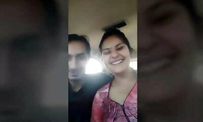 Married Guju Bhabhi payal enjoyed with Bf in Car Public knob