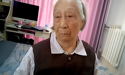 Old Chinese Granny Gets Smashed