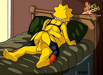 Homer, Bart, Lisa, Marge, Maggy - Family SEX