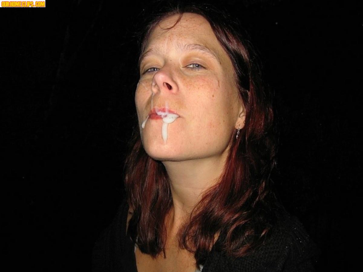 Real Homemade Cum In Mouth Clips pic