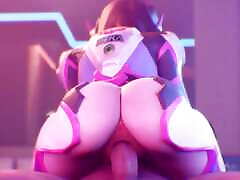 Overwatch 3D shyla suckles - D.Va Riding seal brea porn xxx play move Sweet Intense Sex Fucking her rich Creamy Pussy DominotheCat