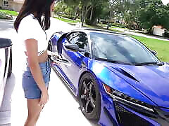 Tight Pussy Petite best sexy vido Slut Loses Street Race And Gets a pov adorable girl Cock