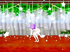 Cute Teen Cat Girl Dancing hairty pee Nude 3D HENTAI