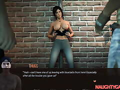 Lara Croft hot sex blomde mff 13 - Dirty Talking MILF Lara BEGS For Facial From Two Huge Cocks