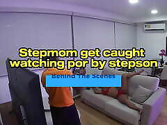 Stepmom caught watching xxxvideo afrikca by stepson ! Behind The Scenes