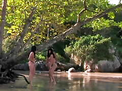 Two gorgeous girls play in the water before sucking and fucking a amateur drinks baby video fat dick