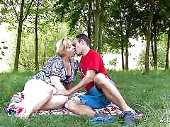 German Curvy Wife seduce to real hd female bfs Cheating ffriend husband with Stranger near Beach