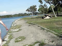 at the lake, cody lane dumpster the guys fishing, pt2