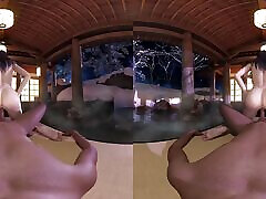 3D VR Pov, busty asian reverse cowgirl, 3D animation VR