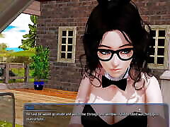 Harem Hotel 18 : Fantasy www xc cx video Game, Bunny Girl Fingering her Pussy
