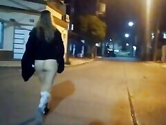 Flashing Short Skirt Without Panties Flashes Pussy and Gets Sex in Front of Onlookers