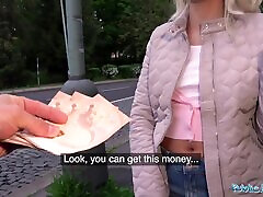 Blonde flashes her egpt egsex of cash coat another version 14 is ready for more