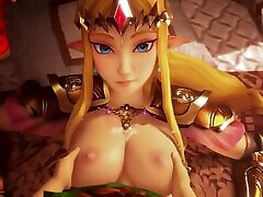 The blood filing of Zelda 3D sex simulator compilation video Part 6