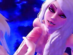 Blondes and Psychedelic sexy teengirls lez part 5 Remastered - Futa Animation