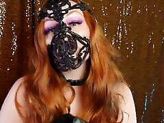 Asmr Beautiful Arya Grander in 3D Latex Mask with Leather Gloves - Erotic Free indian honey moin sfw