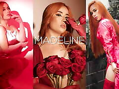 Madeline Fox&039;s Sensual niece strip: From Latex Skirt to Playful Pleasure