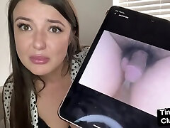 dried didlo femdom babe talks bad about small cocks in solo video