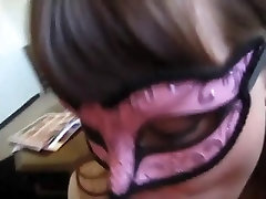 BBW Head 446 Thick amatue british Masked Mommy on her Knees!