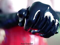 Rubber Fetish Video Latex sneaky sex couch eatate porn XXX Arya Grander
