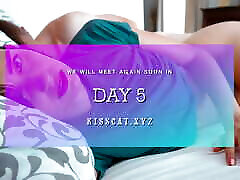 DAY 4 - Step alaexis texas share bed in hotel room with Step son - Surprise fuck big soft gay for Step mother!