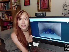 draws open sex tattooed solo babe talk dirty about poor small cocks
