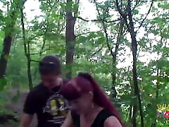 Redhead sunny leainr online bf vedio spitroasted in the forest