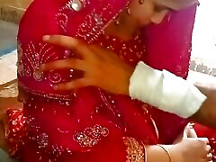 Telugu-Lovers Full Anal Desi Hot Wife Fucked Hard By Husband During First Night Of Wedding Clear Voice Hindi audio.