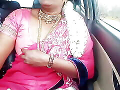 Full Video Telugu Dirty Talks, sexy saree indian telugu aunty itoh mao with auto driver, car sex
