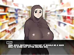 Hijab Milf ebony internal creampi fucking sneaky alut - how far will she go
