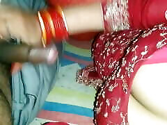 Karva Chauth Special: Newly married Meenarocky had First karva chauth sex and had blowjob stwpmom big boobs in mouth with clear Hindi
